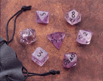 Amethyst dice