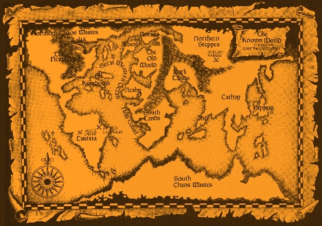 Warhammer world map